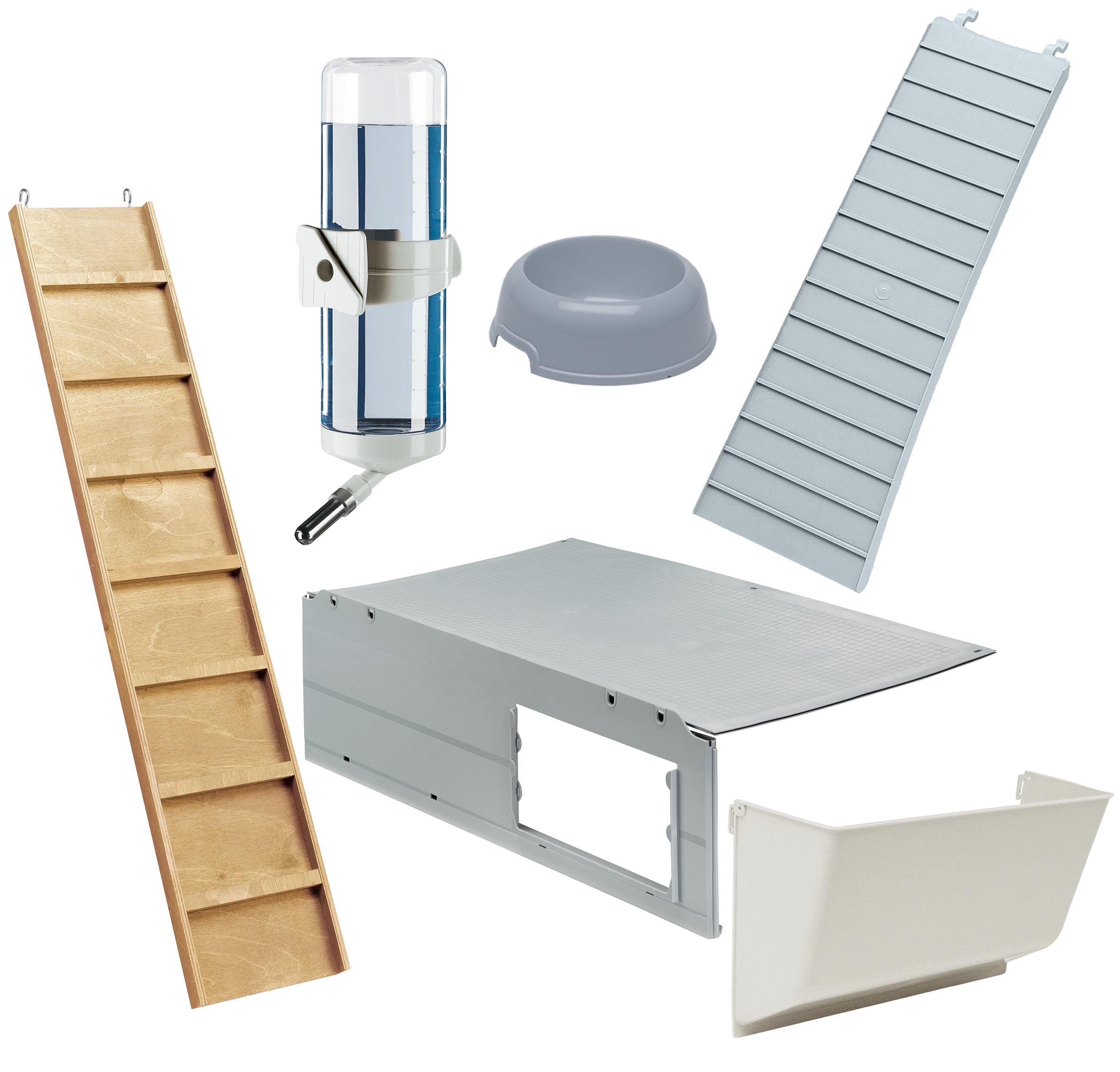 Ferplast Multipla Double Two-Storey Modular Cage with Accessories for Rabbits and Guinea Pigs 16