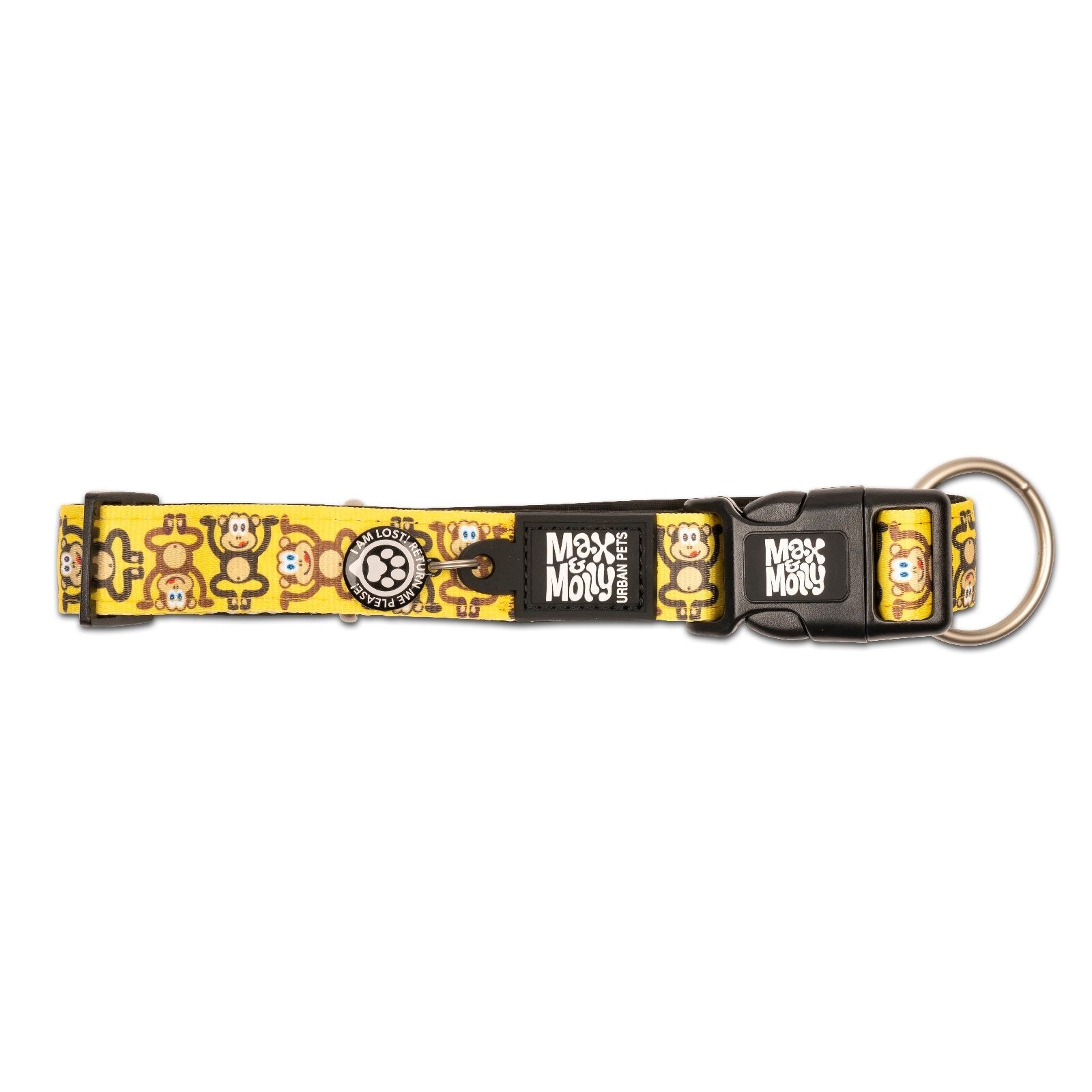 Max & Molly Smart Id Dog Collar -Monkey Maniac 02