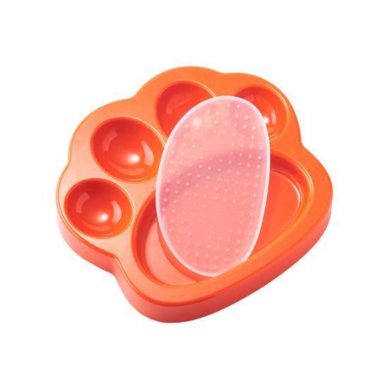 Pet DreamHouse PAW 2-in-1 Slow Mini Slow Feeder & Lick Pad