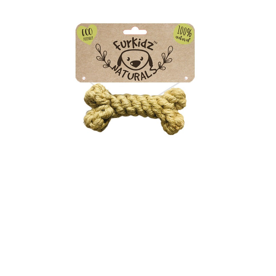 FurKidz Dog Toys Natures Choice Jute Bone
