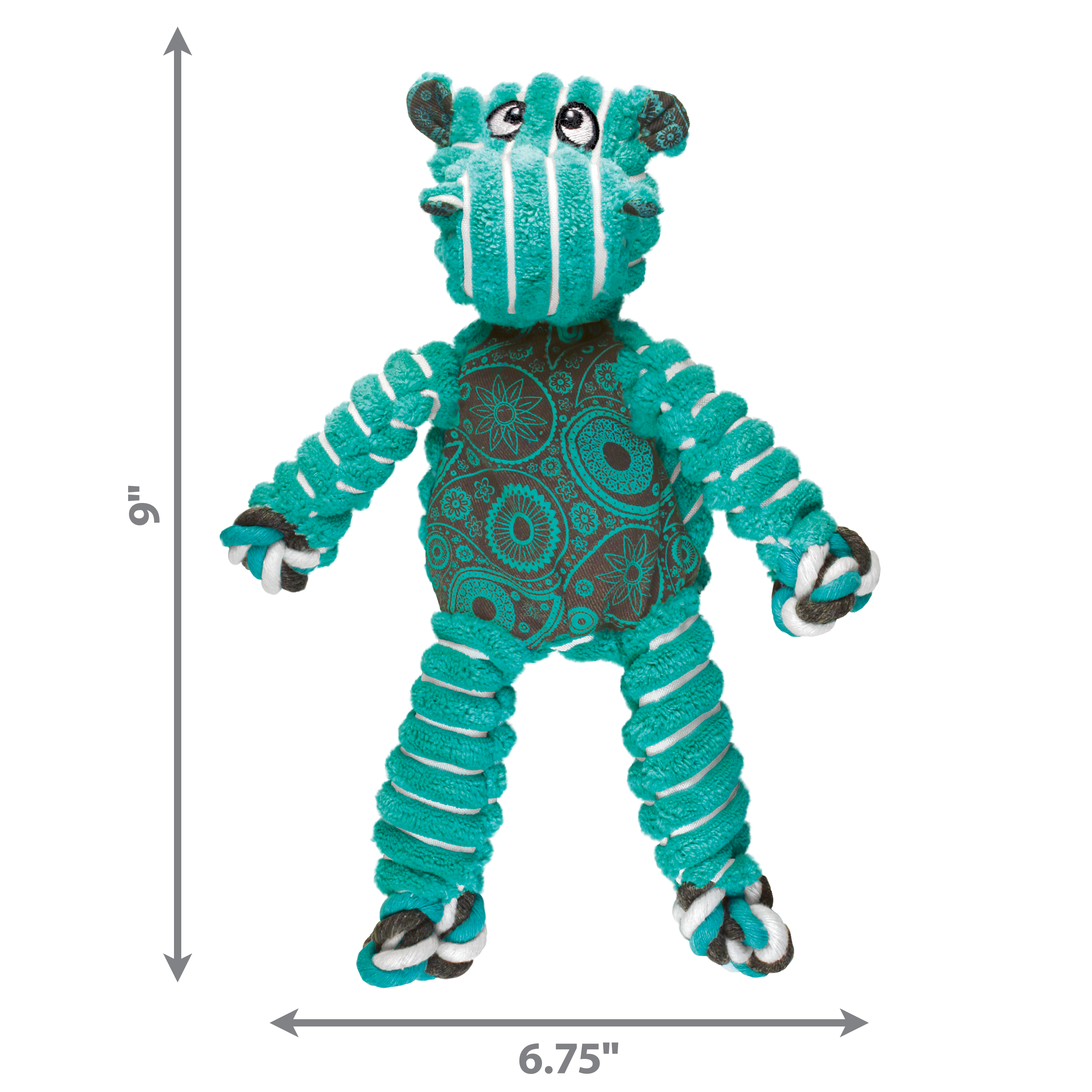 KONG Dog Toys Floppy Knots Hippo 05