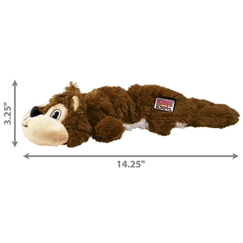 KONG Dog Toys Scrunch Knots Squirrel 04