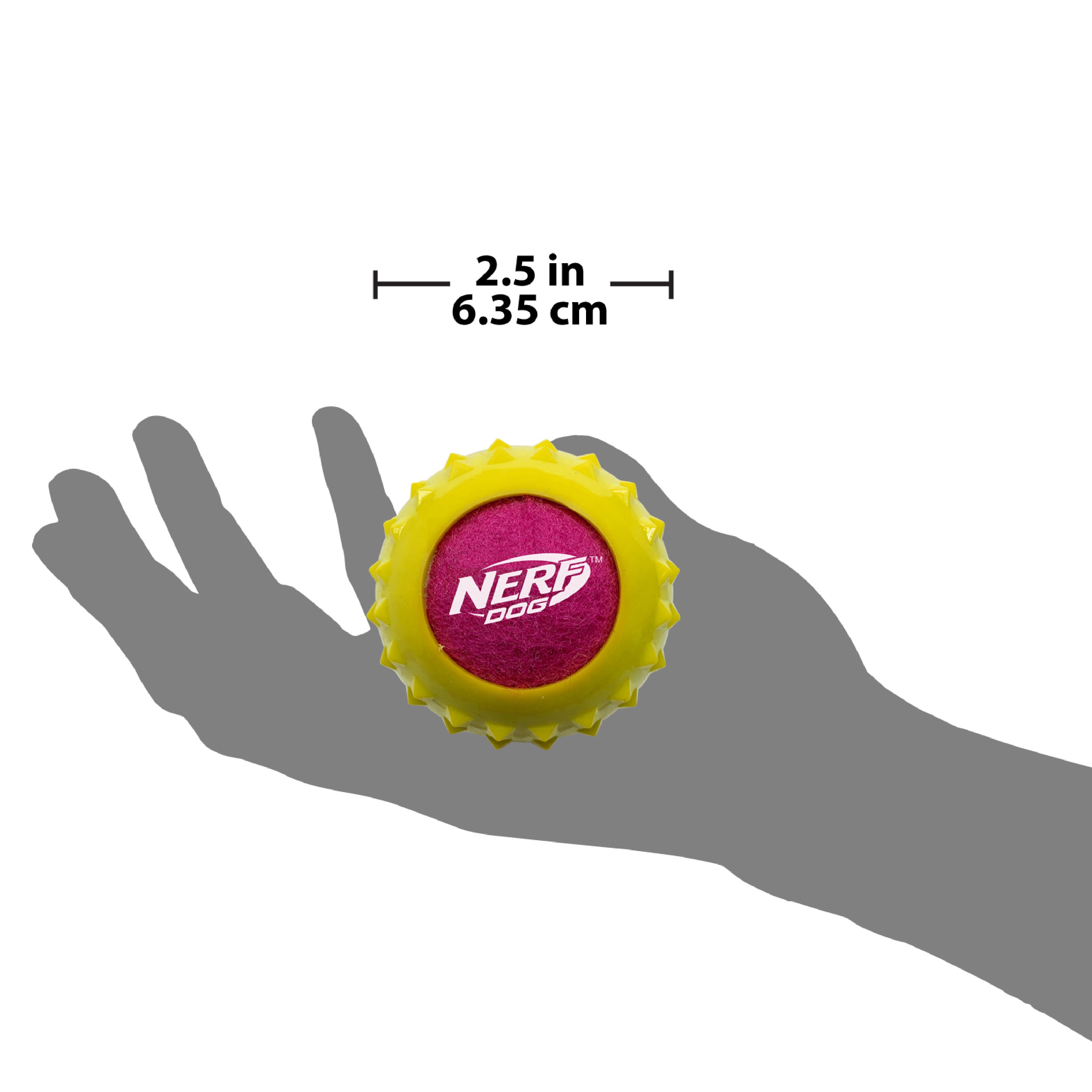 Nerf Dog Toy - Twin Armour Ball Set 3-Pack 03