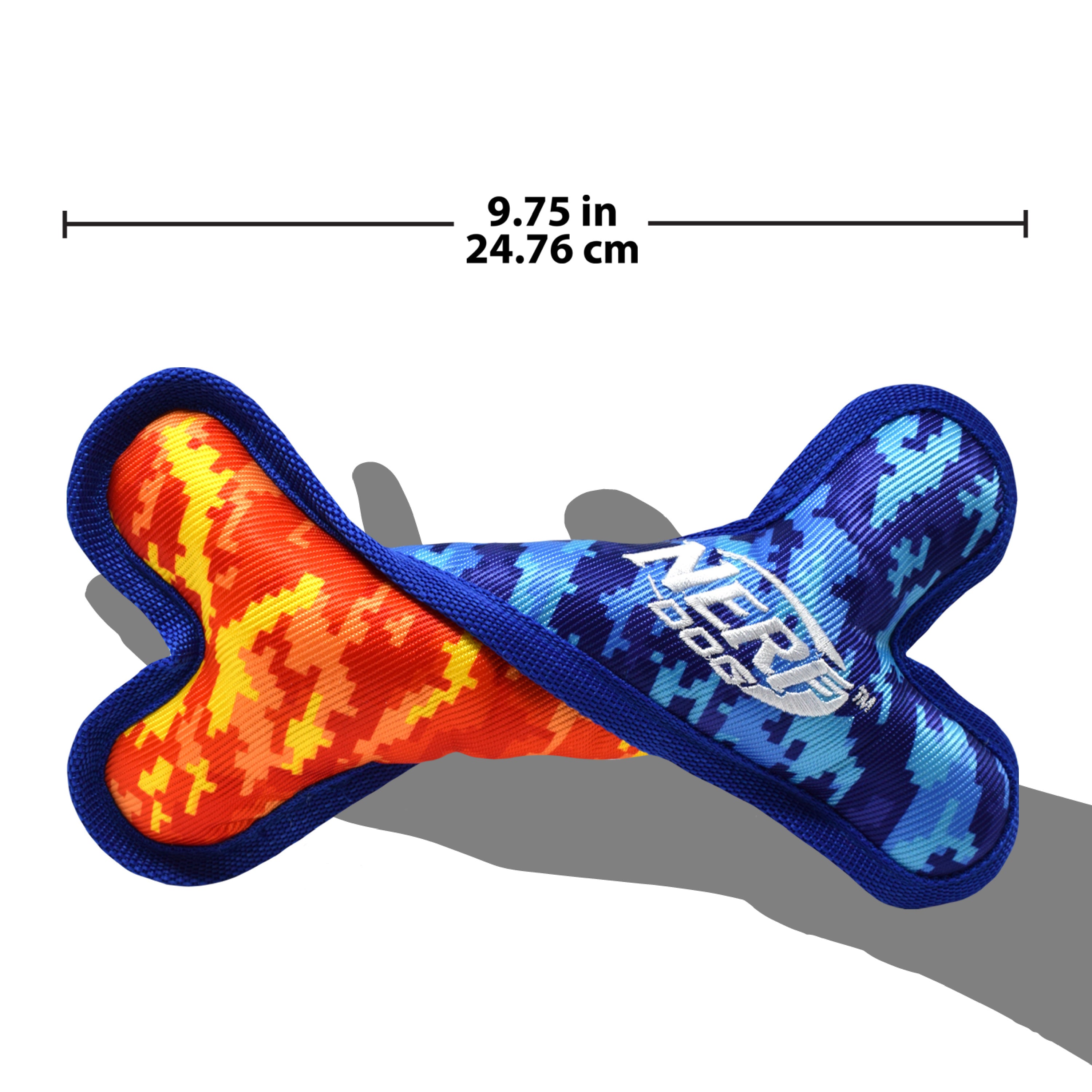 Nerf Grs Nylon Dog Toy - Crunch & Squeak Twisted Bone 25cm 03