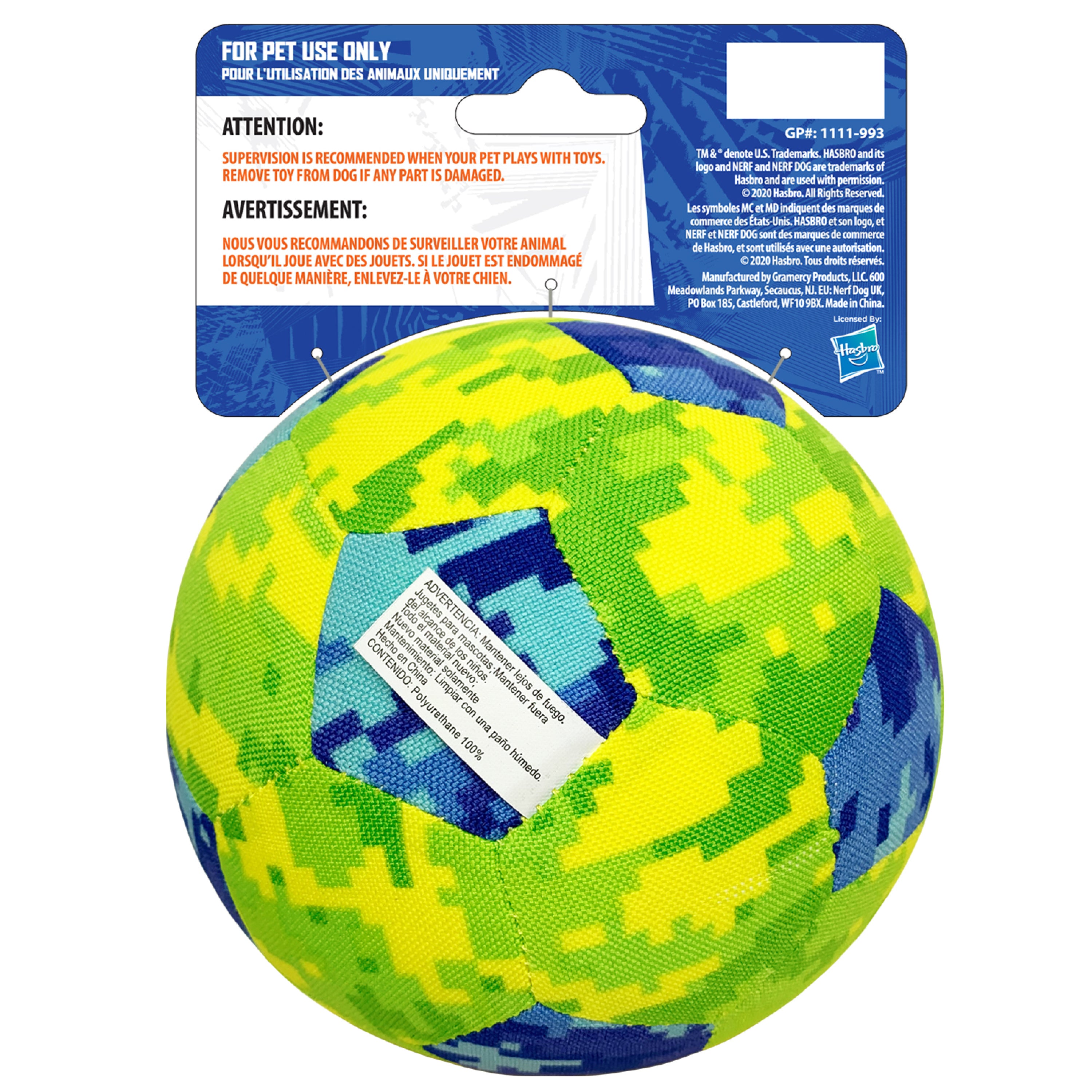 Nerf Grs Nylon Dog Toy - Air Tuff Soccer Ball 13cm 02
