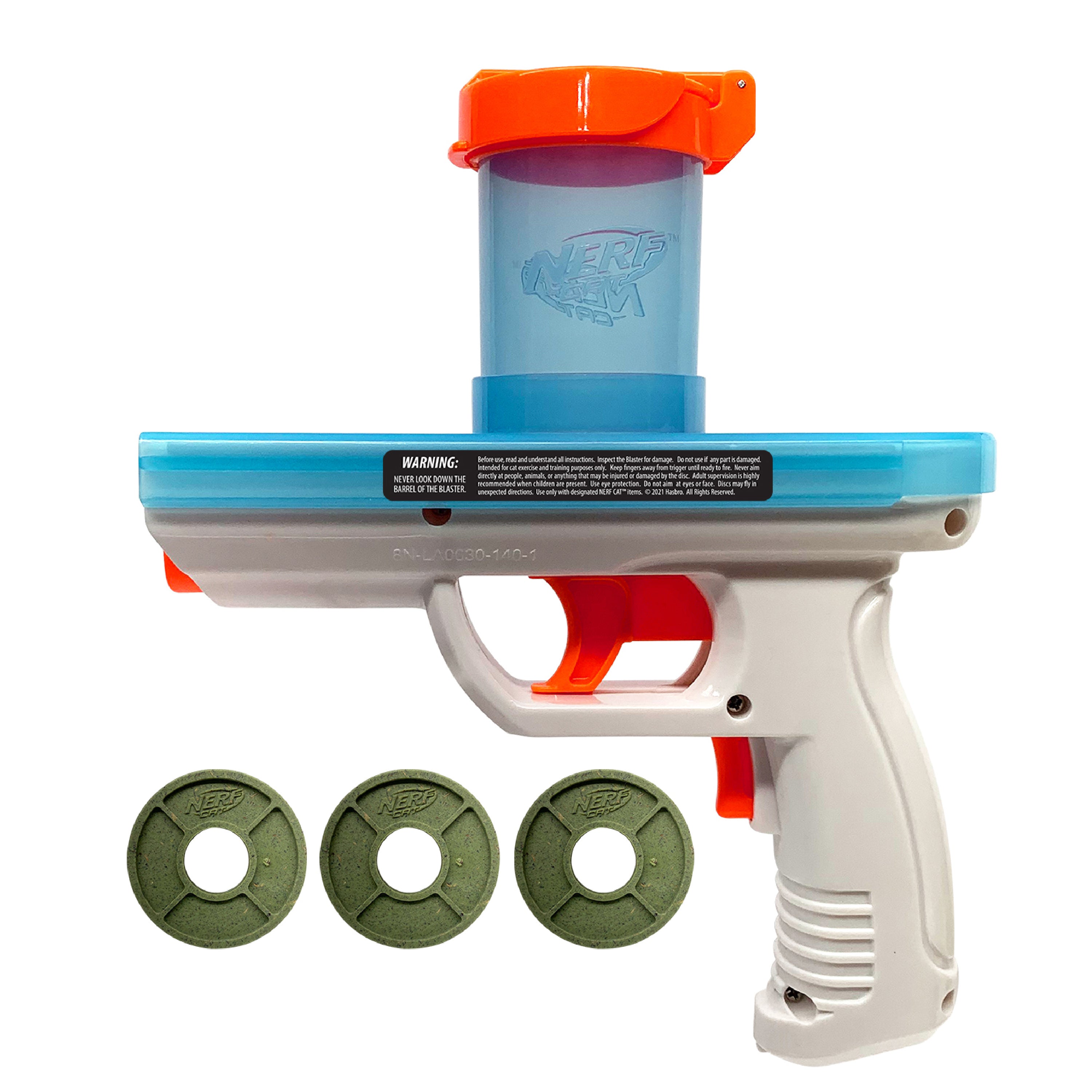 Nerf Cat Toy - Catnip Blaster with 3 Discs 04