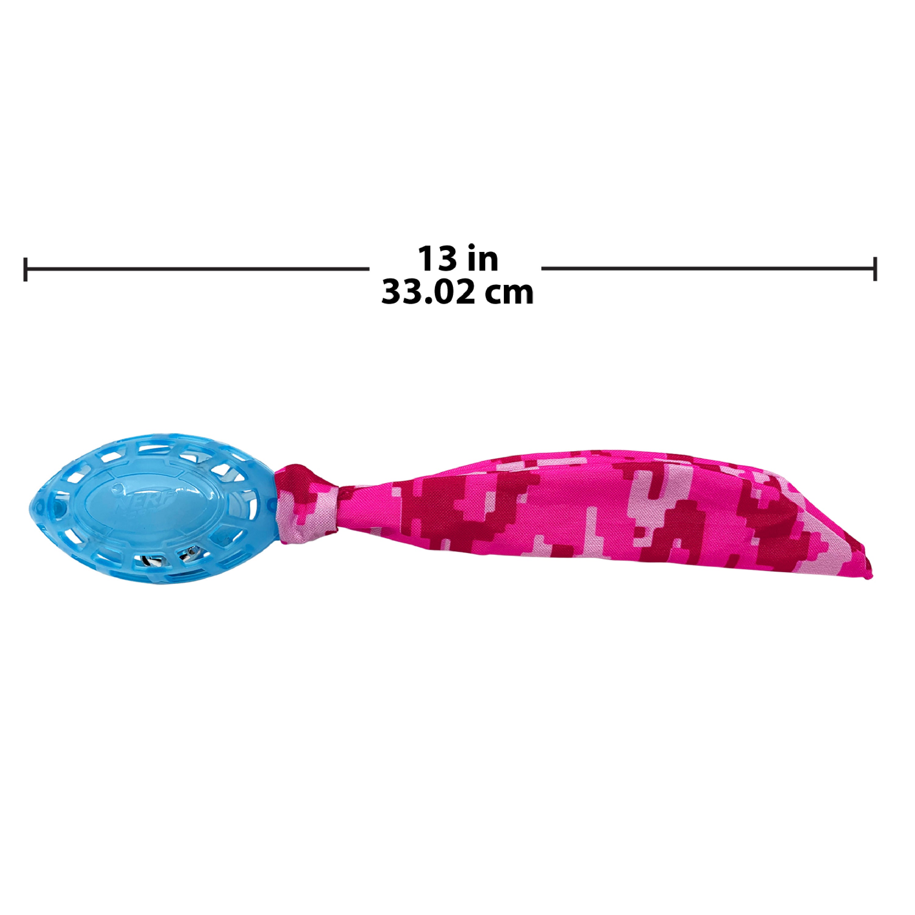 Nerf Cat Toy - Bell Rattle Football with Crinkle Tail 03