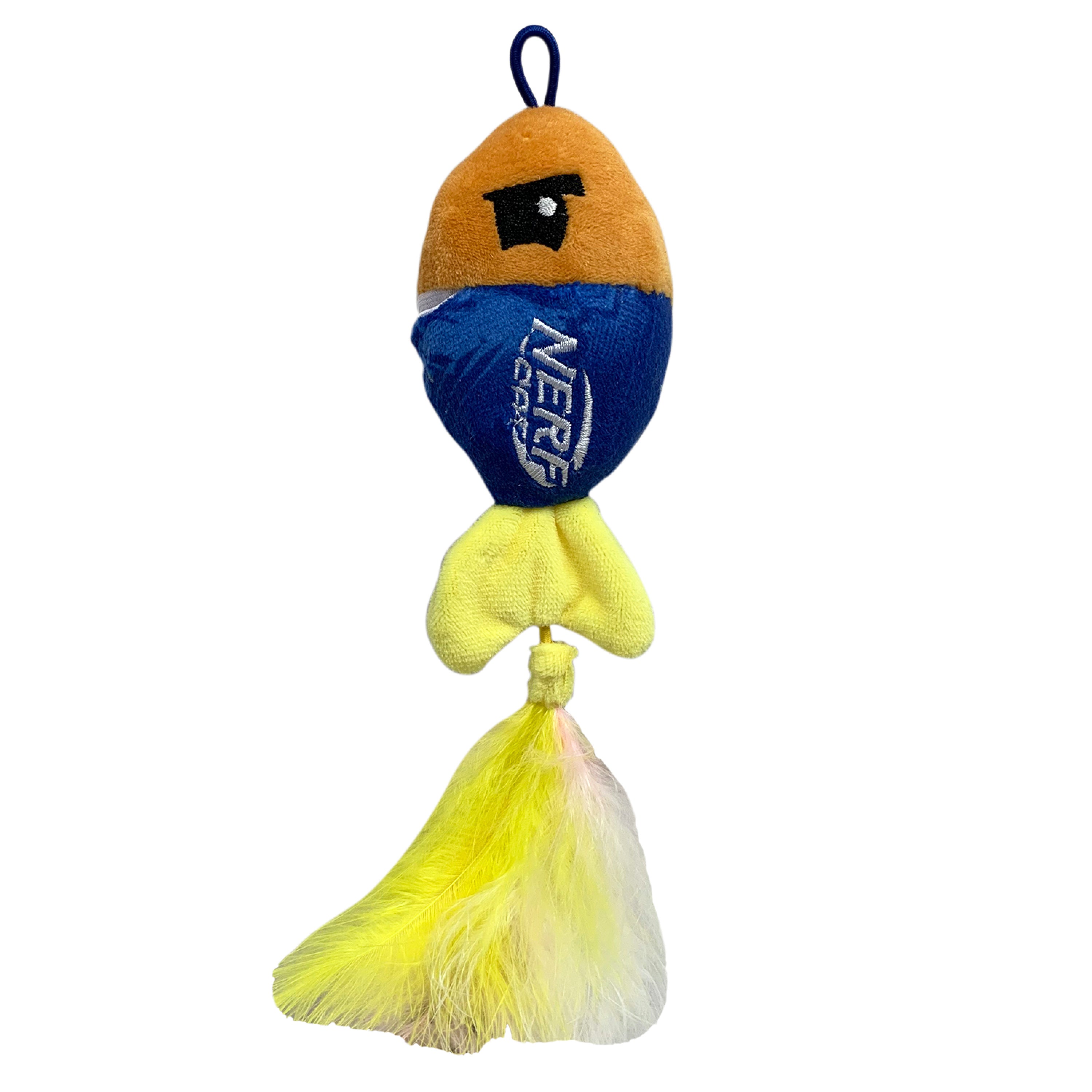 Nerf Cat Toy - Ultraplush Fish with Catnip Pouch and Bell 13cm 03