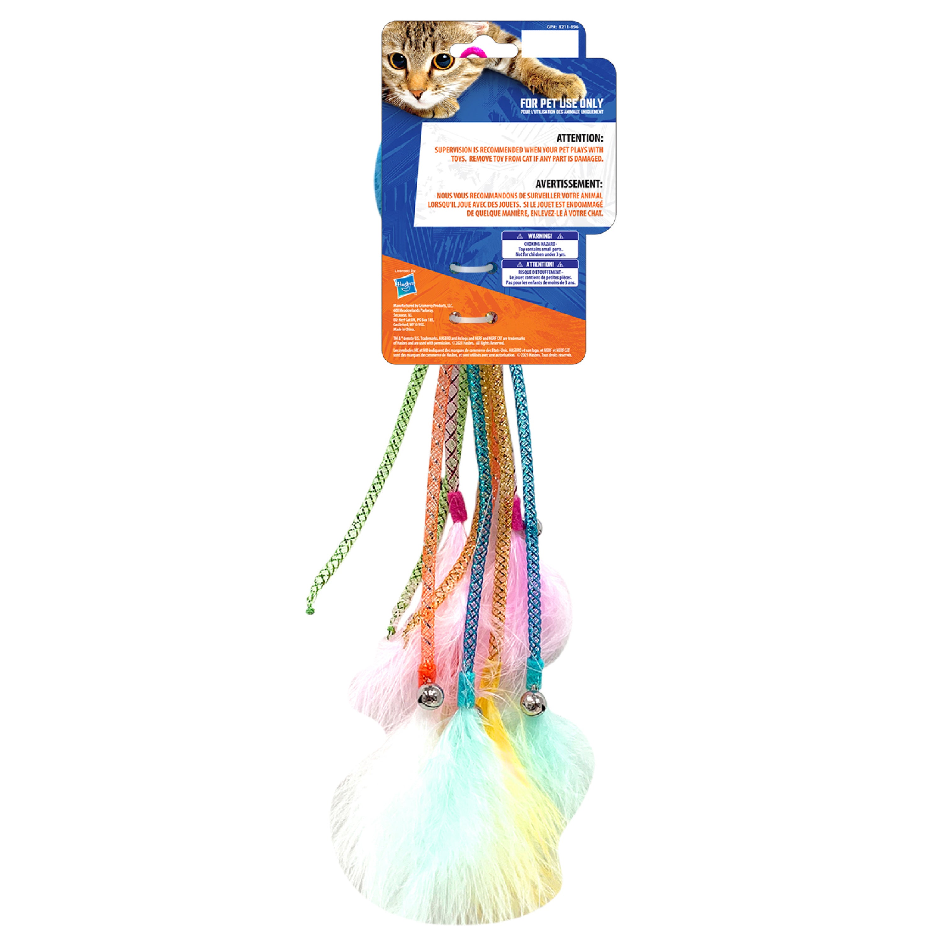 Nerf Cat Toy - Ultraplush Octopus with Catnip Pouch 30cm 02
