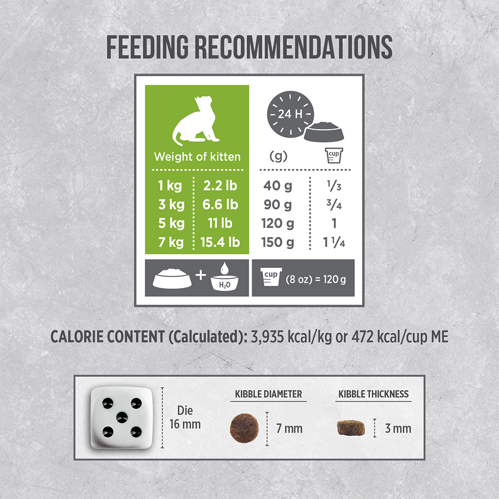 Nutrience Infusion Dry Cat Food Healthy Kitten Chicken 08