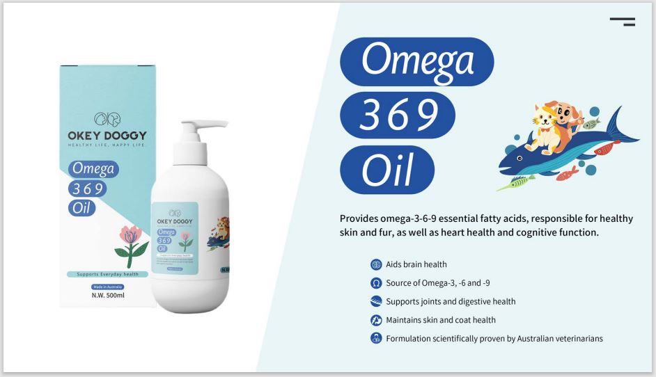 Okey Doggy Omega 3,6,9 Oil