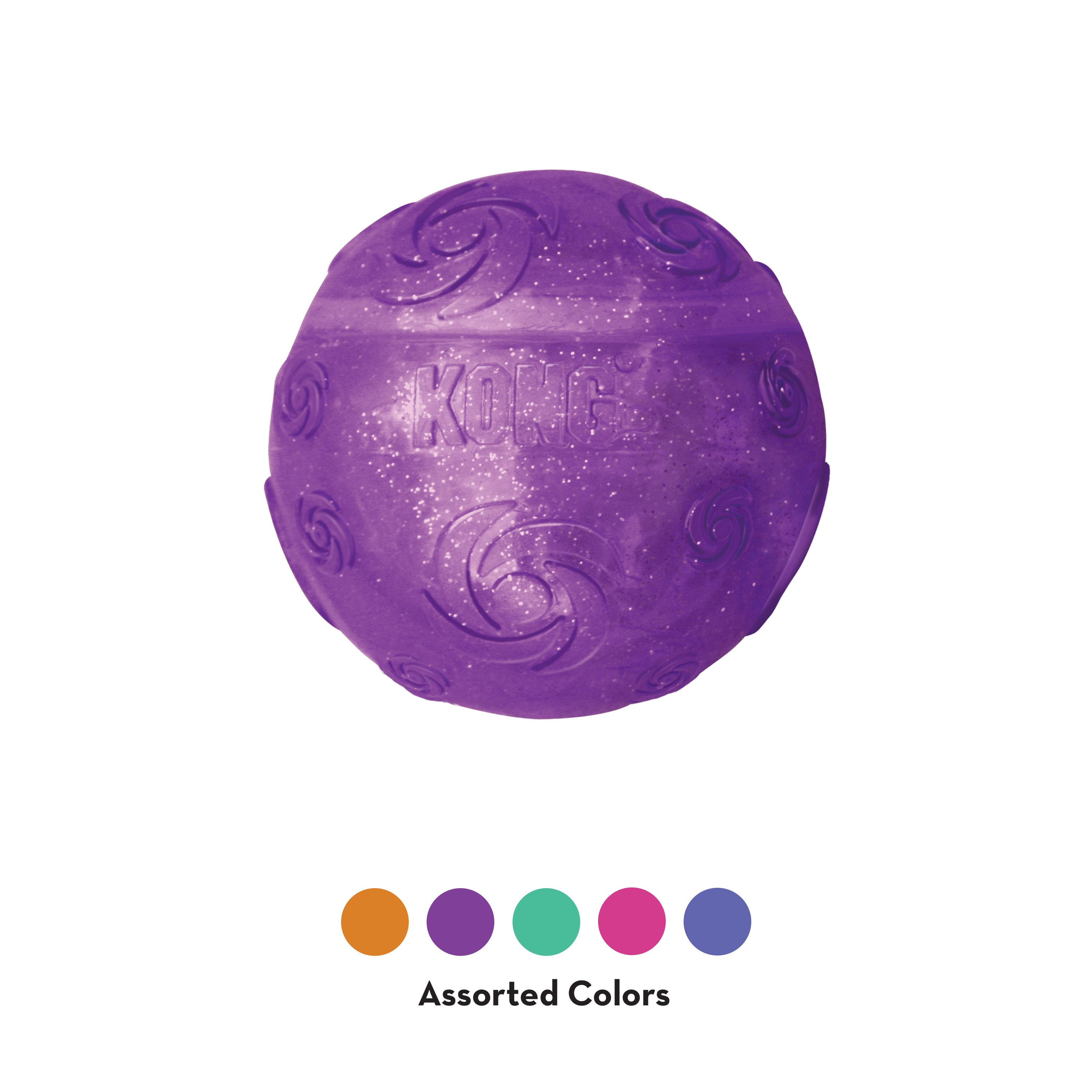 KONG Dog Toys Squeezz Crackle Ball Assorted 02