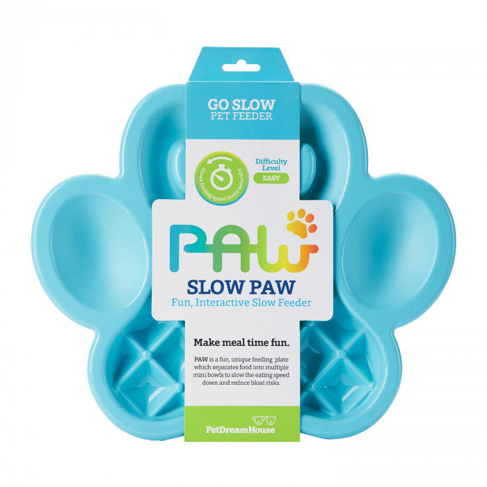 Pet DreamHouse PAW 2-in-1 Slow Feeder Bowl & Lick Pad Combo