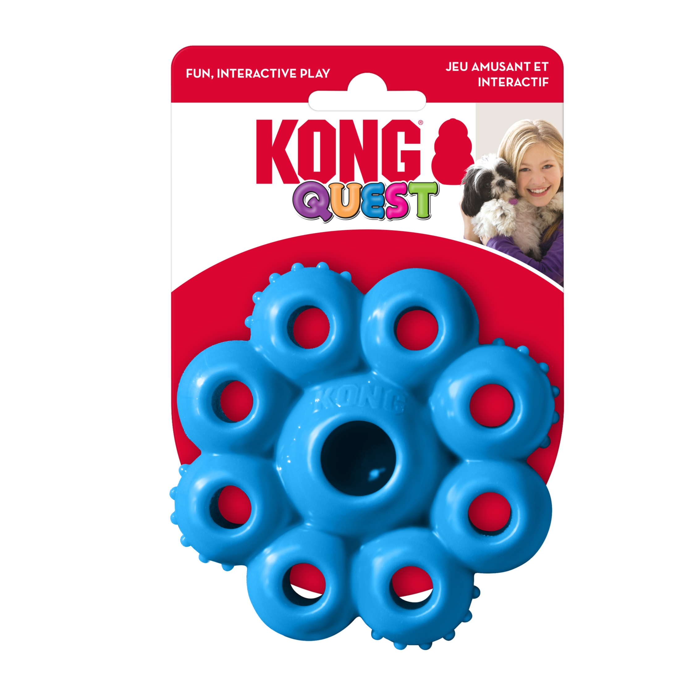 KONG Dog Toys Quest Star Pod Assorted