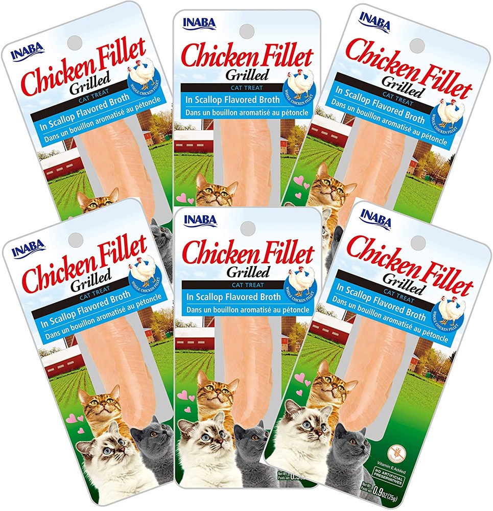 Inaba Cat Treat Grilled Chicken Fillet In Scallop Broth 03