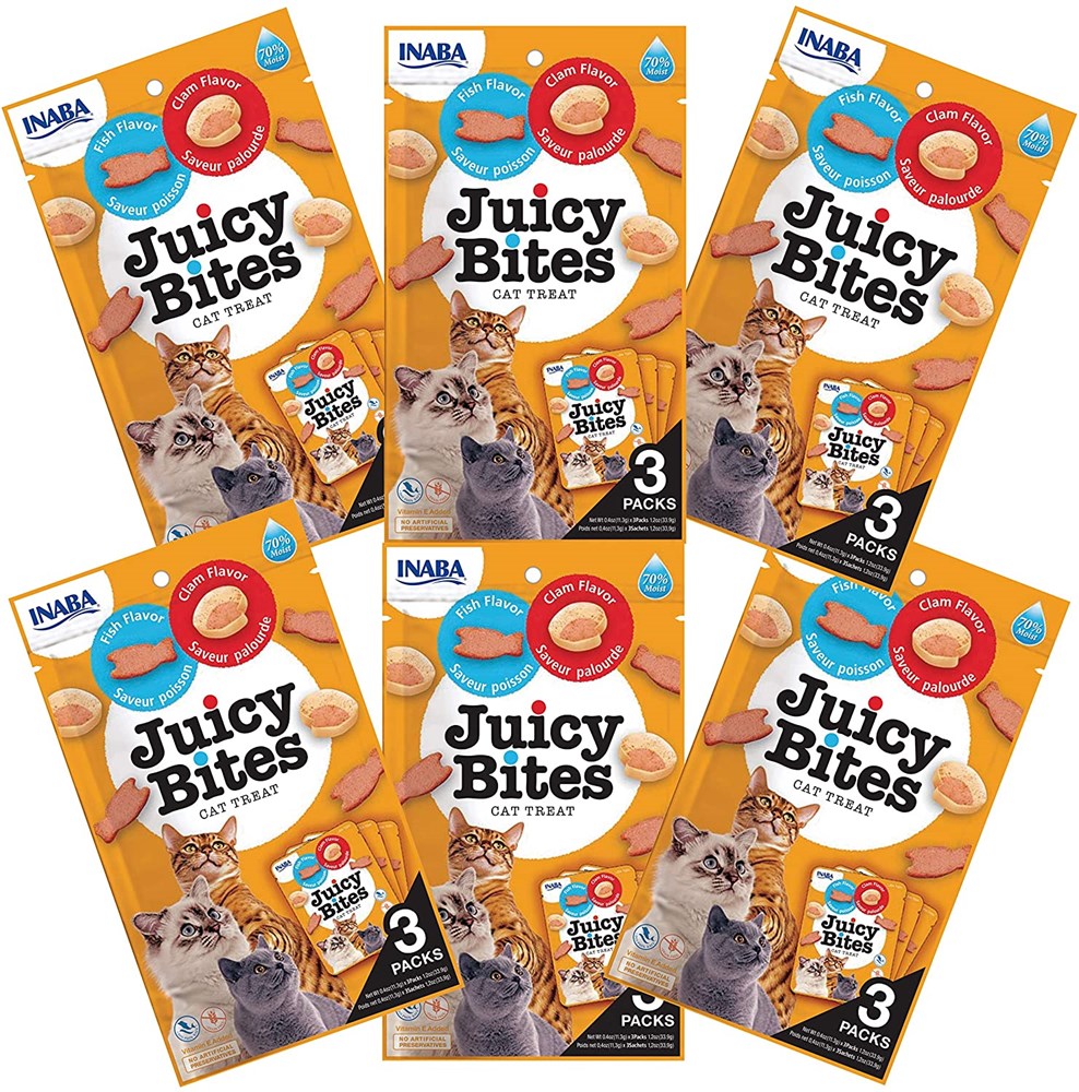 Inaba Cat Treat Juicy Bites Fish & Clam 03