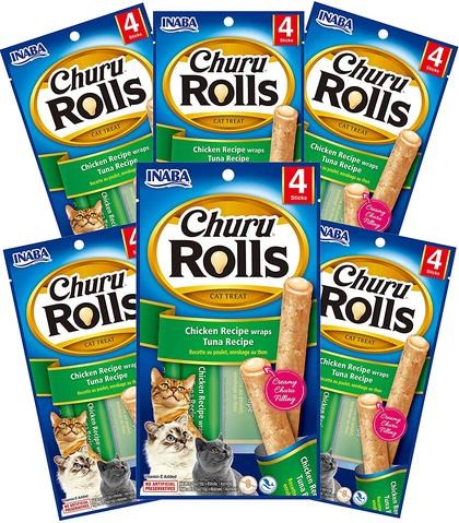 Inaba Cat Treat Churu Rolls Chicken Wraps with Tuna 03