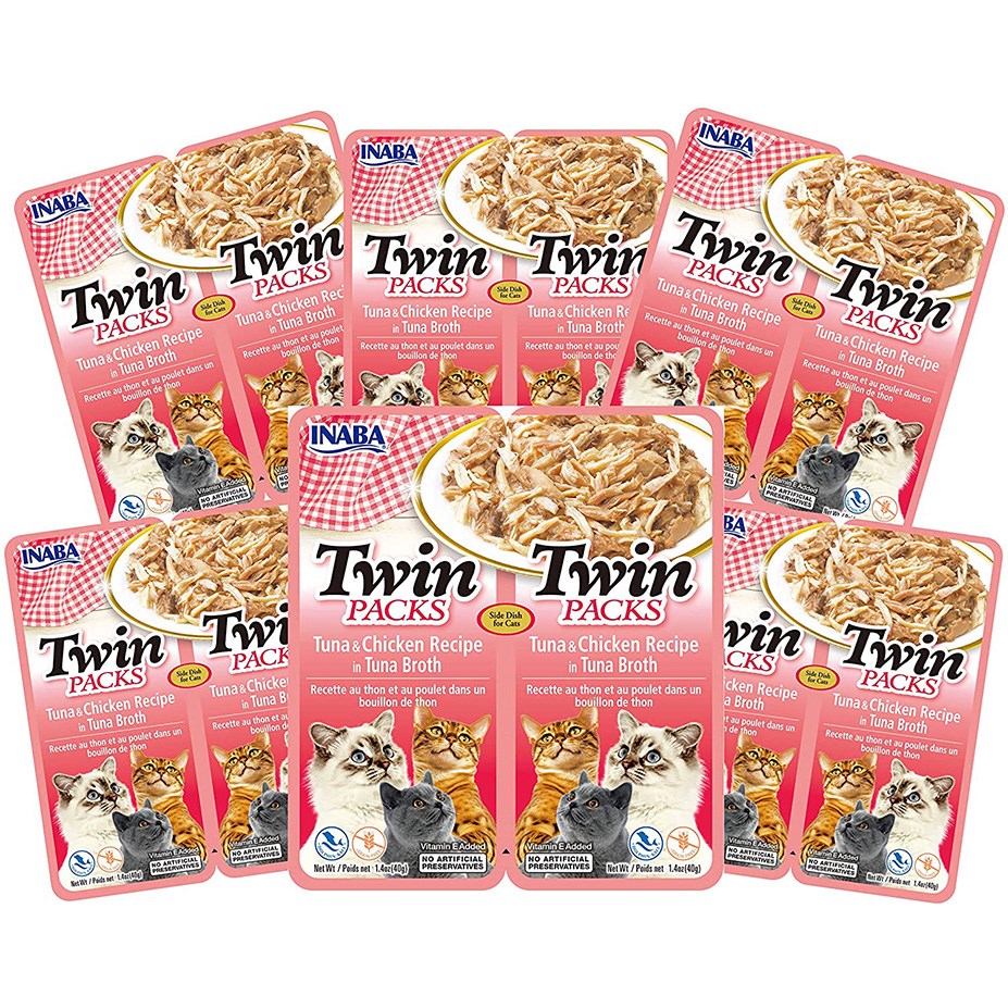 Inaba Cat Treat Twin Packs Tuna & Chicken In Tuna Broth 02