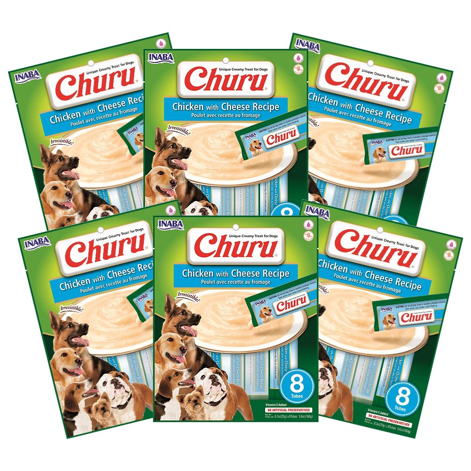 Inaba Dog Treat Churu Chicken with Cheese 03