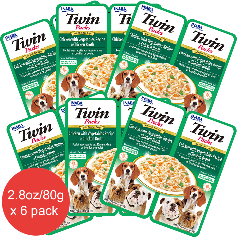 Inaba Dog Treat Twin Packs Chicken with Vegetables Recipe in Chicken Broth 03