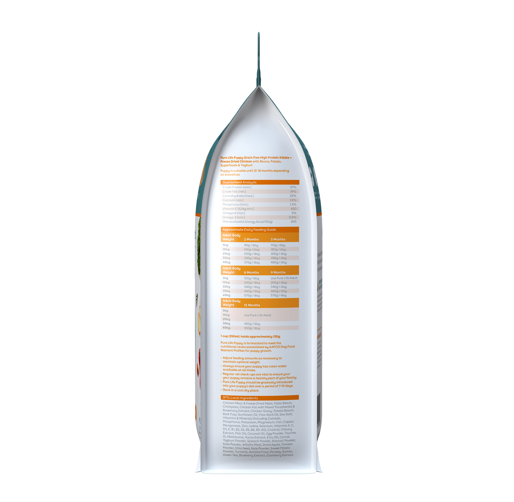 Pure Life Natural Boost Dry Dog Food Puppy Australian Chicken