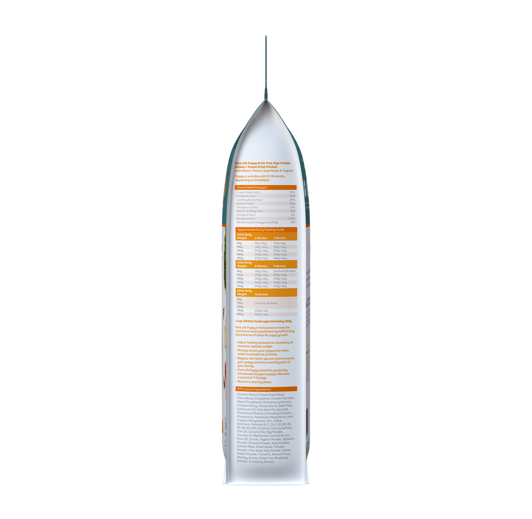 Pure Life Natural Boost Dry Dog Food Puppy Australian Chicken