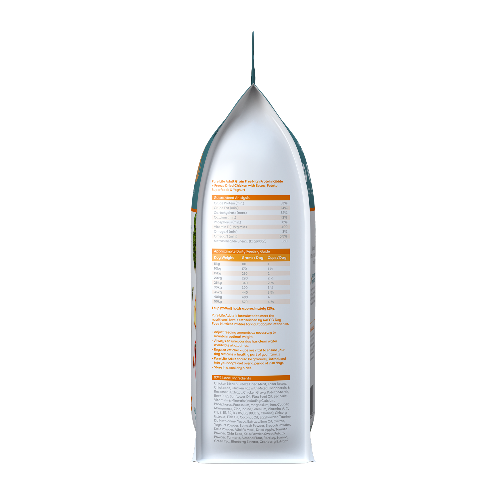 Pure Life Natural Boost Dry Dog Food Adult Australian Chicken