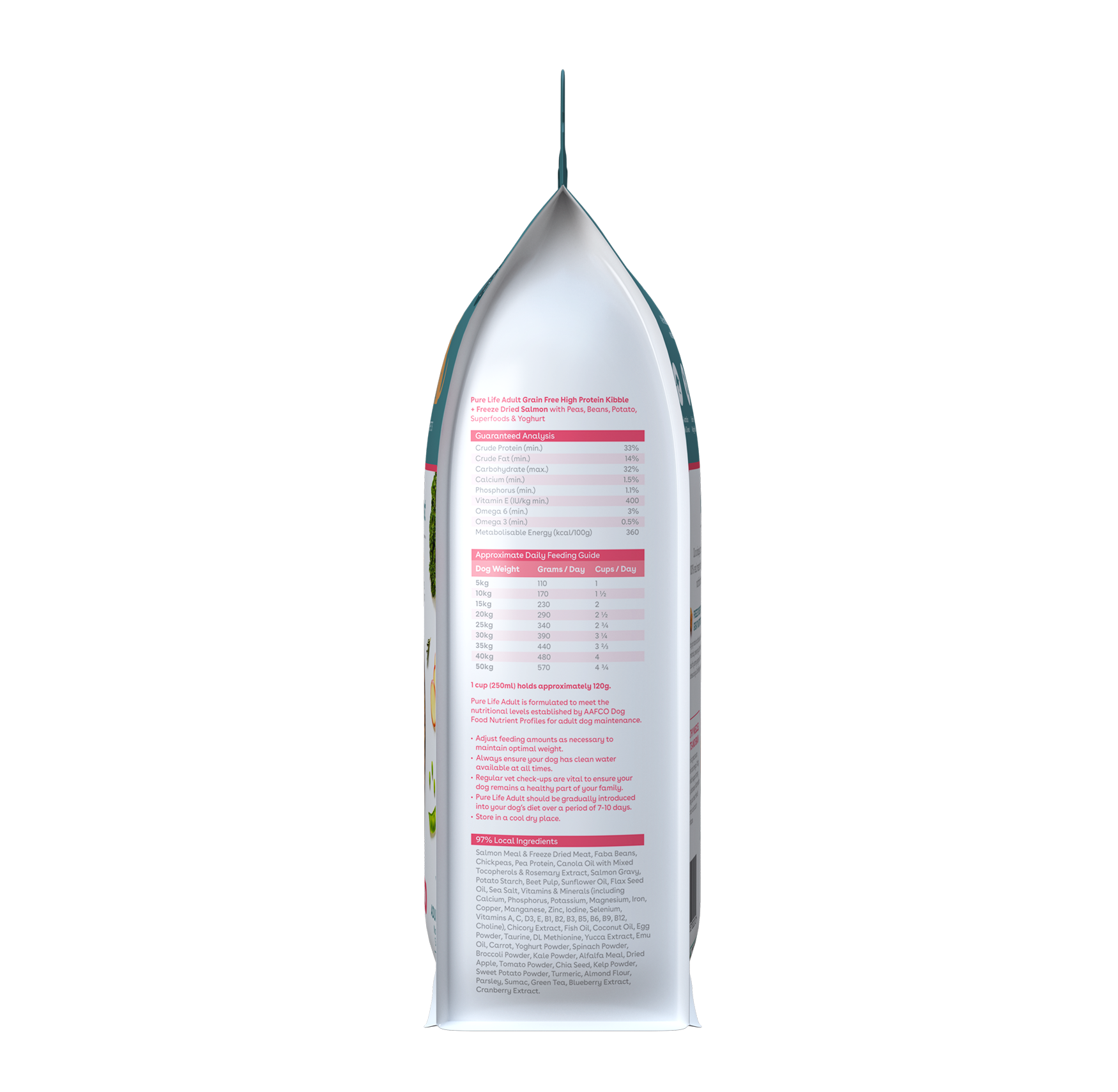 Pure Life Natural Boost Dry Dog Food Adult Tasmanian Salmon