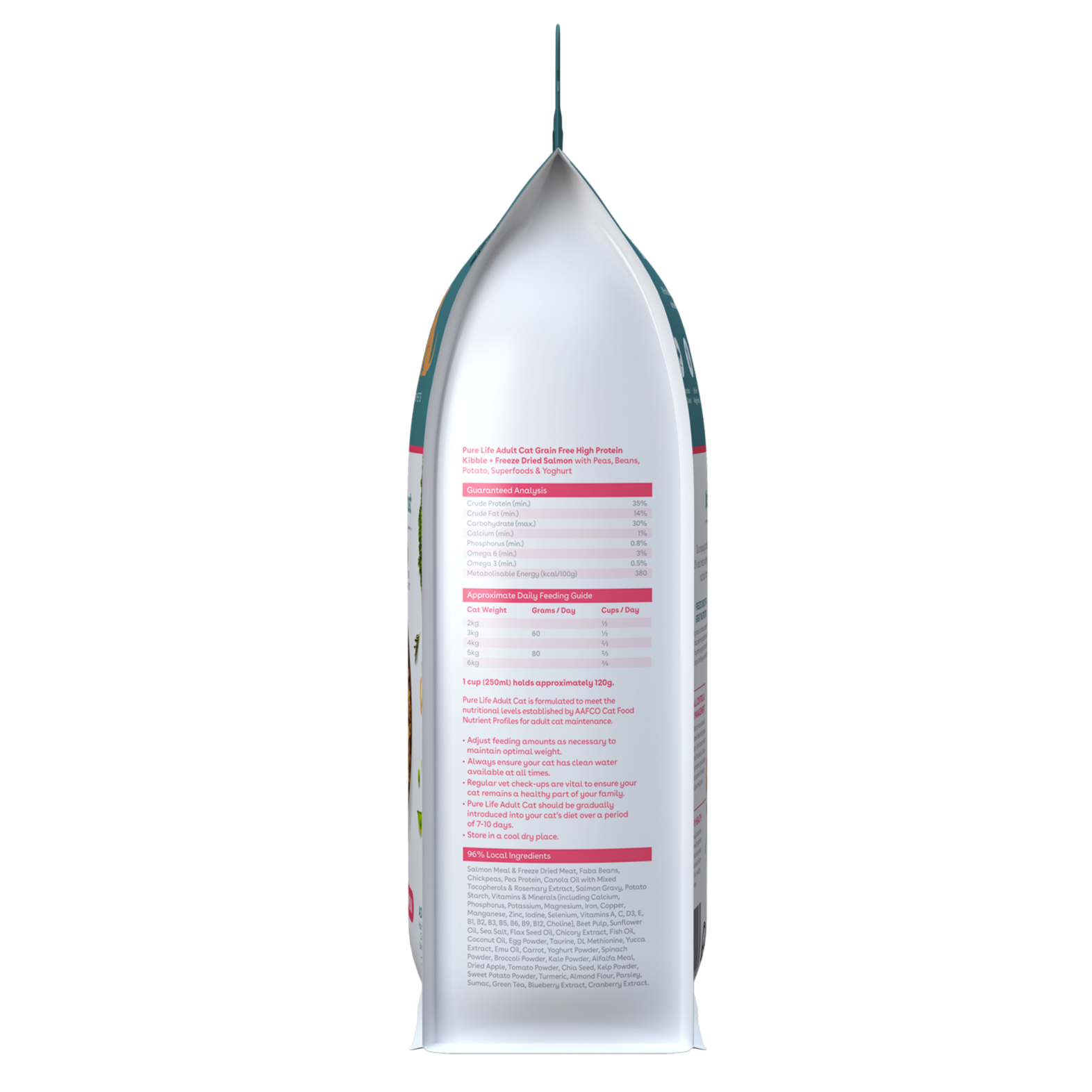 Pure Life Natural Boost Dry Cat Food Adult Tasmanian Salmon