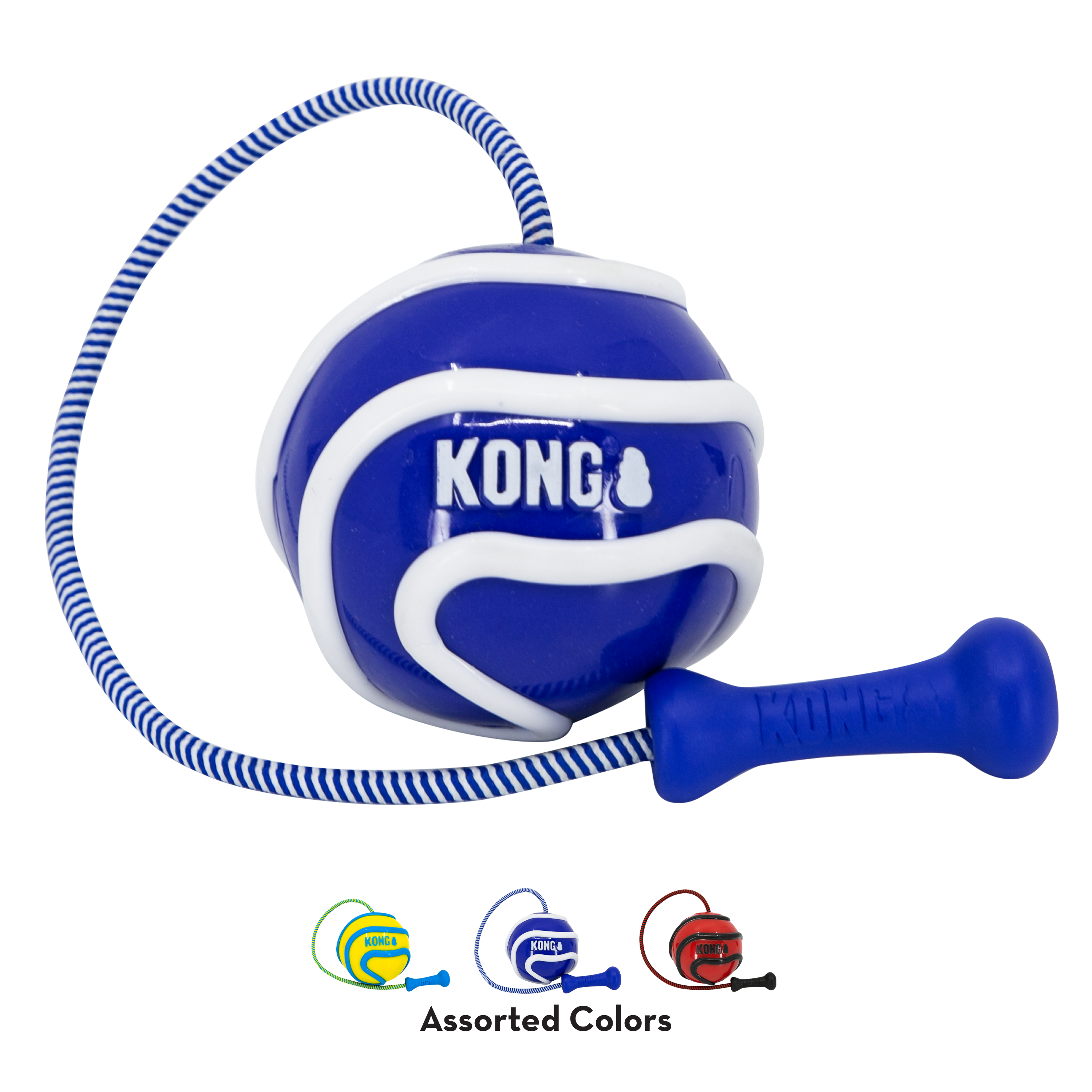 KONG Dog Toys Wavz Bunjiball Assorted 03