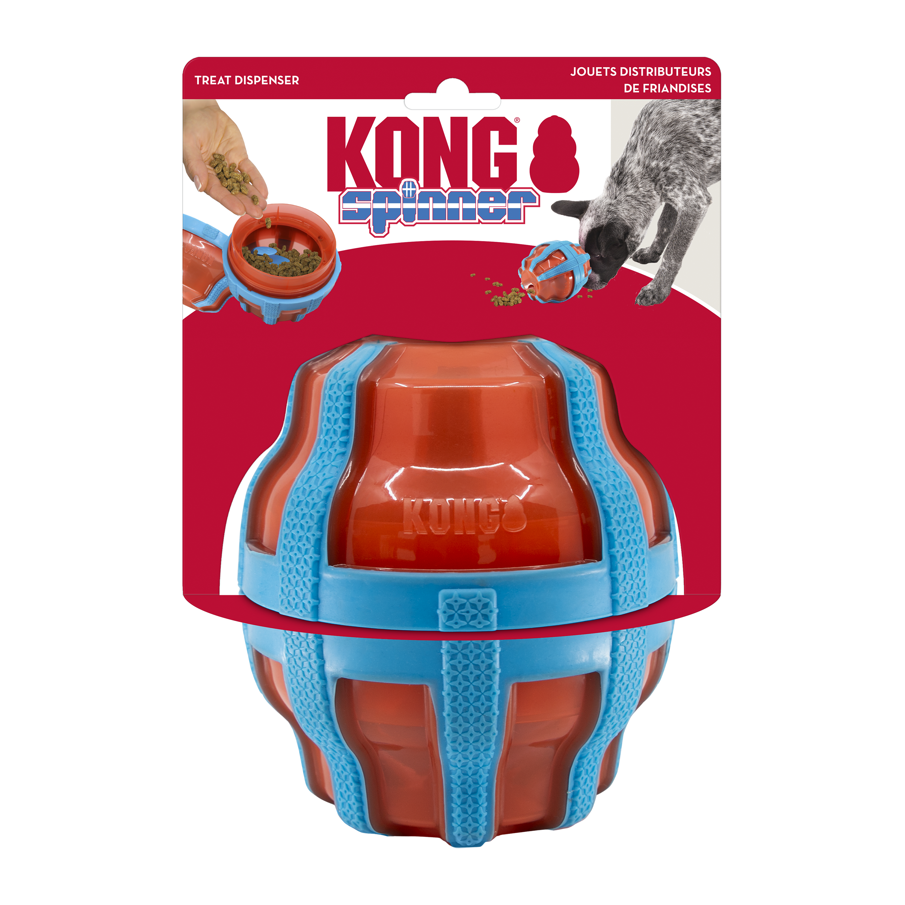 KONG Dog Toys Treat Dispensing Spinner