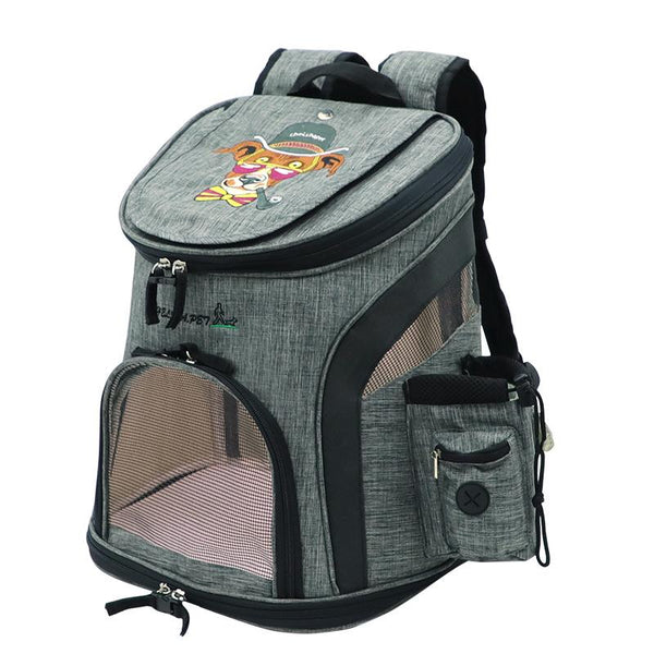 Pet Carrier Backpack with Mesh Window & Skylight - Dual Colours 01