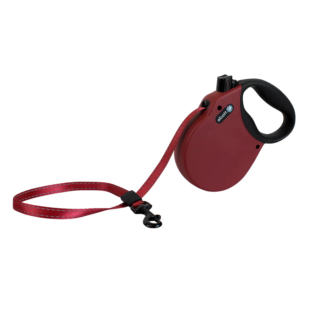 Alcott Adventure Retractable Dog Leash - Red