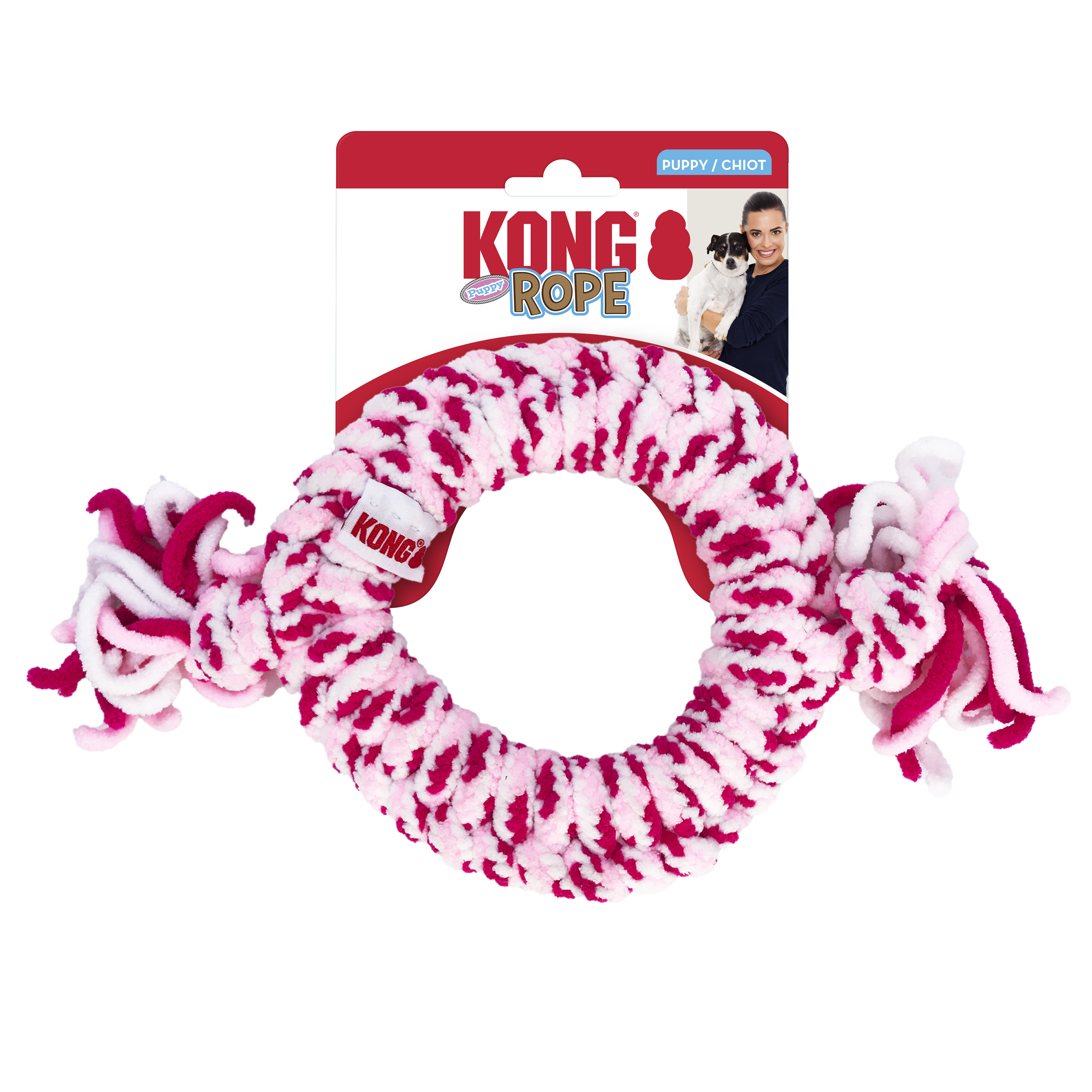 KONG Dog Toys Rope Ring for Puppies Assorted 01
