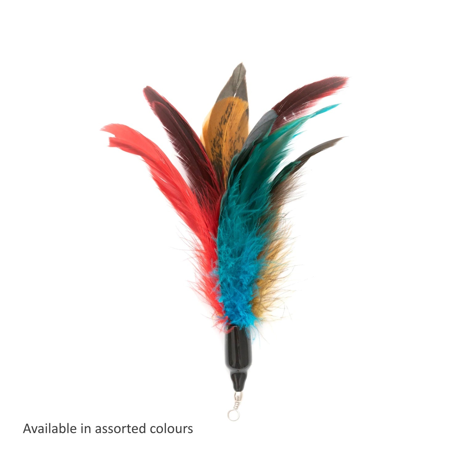 Cat Lures Replacement for Cat Lures & Wands - Rooster Fly | PeekAPaw Pet Supplies