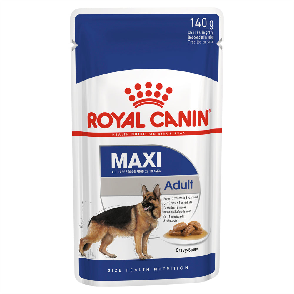 Royal Canin Maxi Adult Pouches | PeekAPaw Pet Supplies