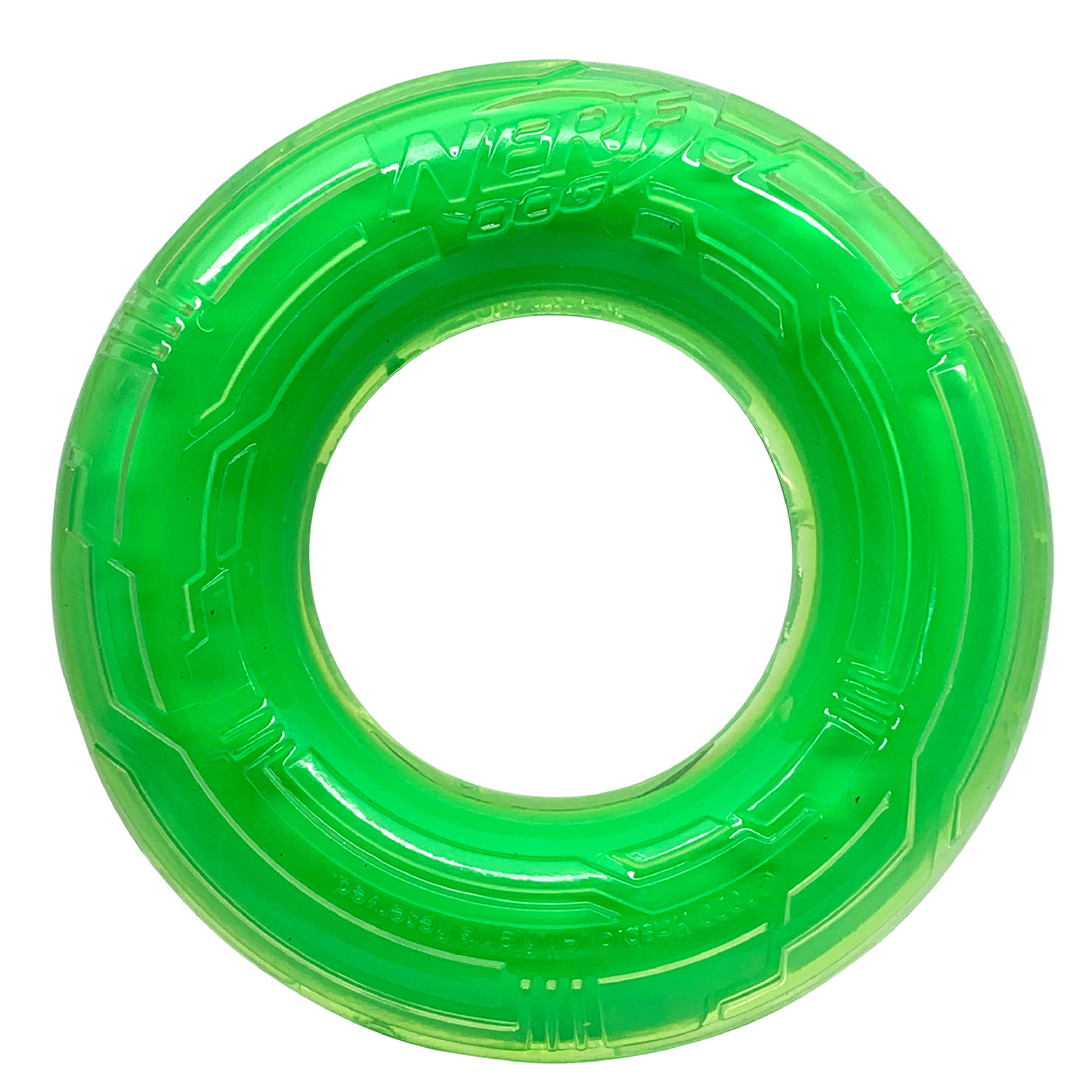 Nerf Scentology Dog Toy - Ring Beef Clear/Green 12.5cm 04