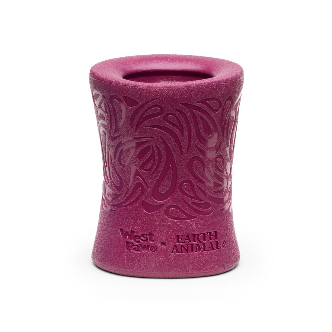 West Paw Funnl Dog Toys for Moderate Chewers - Tropic Red | PeekAPaw Pet Supplies