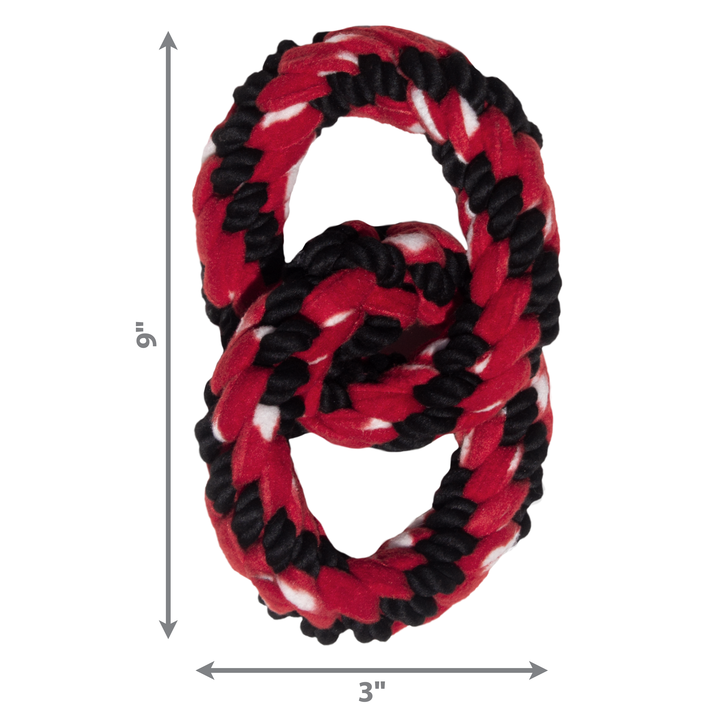 KONG Dog Toys Signature Rope Double Ring Tug 03