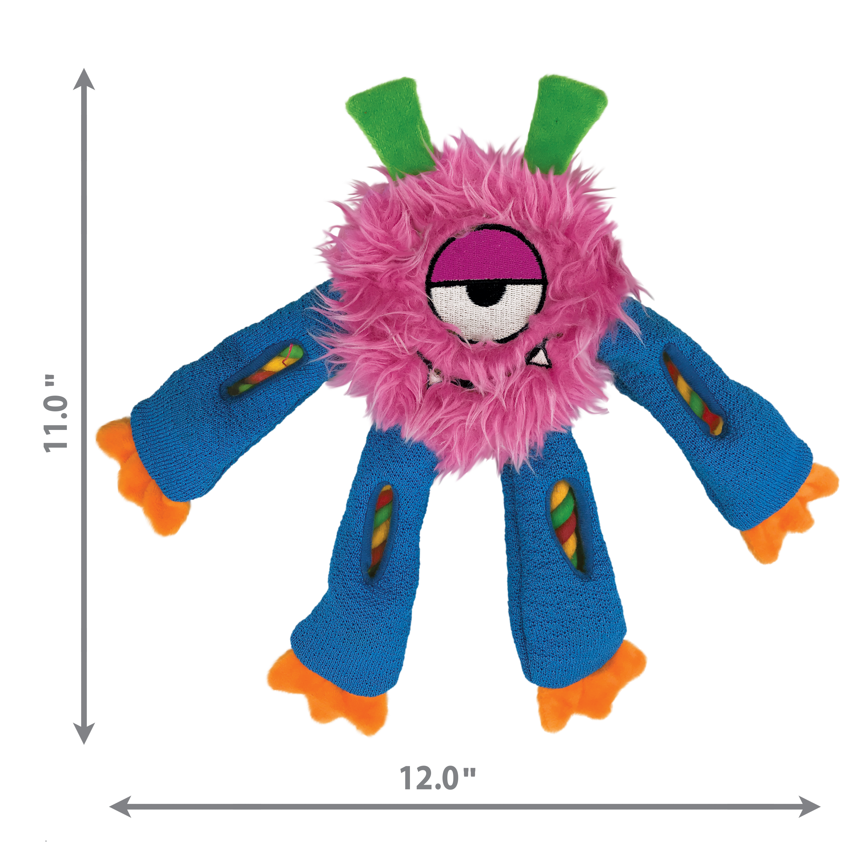 KONG Dog Toys Sneakerz Knots Assorted 03