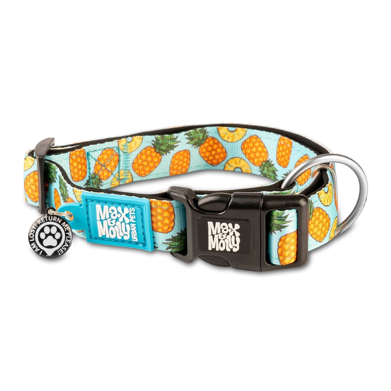 Max & Molly Smart Id Dog Collar - Sweet Pineapple 01