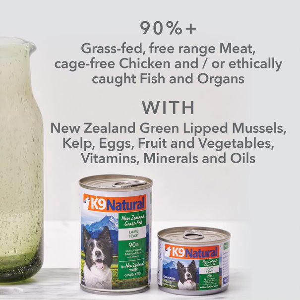 K9 Natural Canned Lamb Feast Wet Dog Food