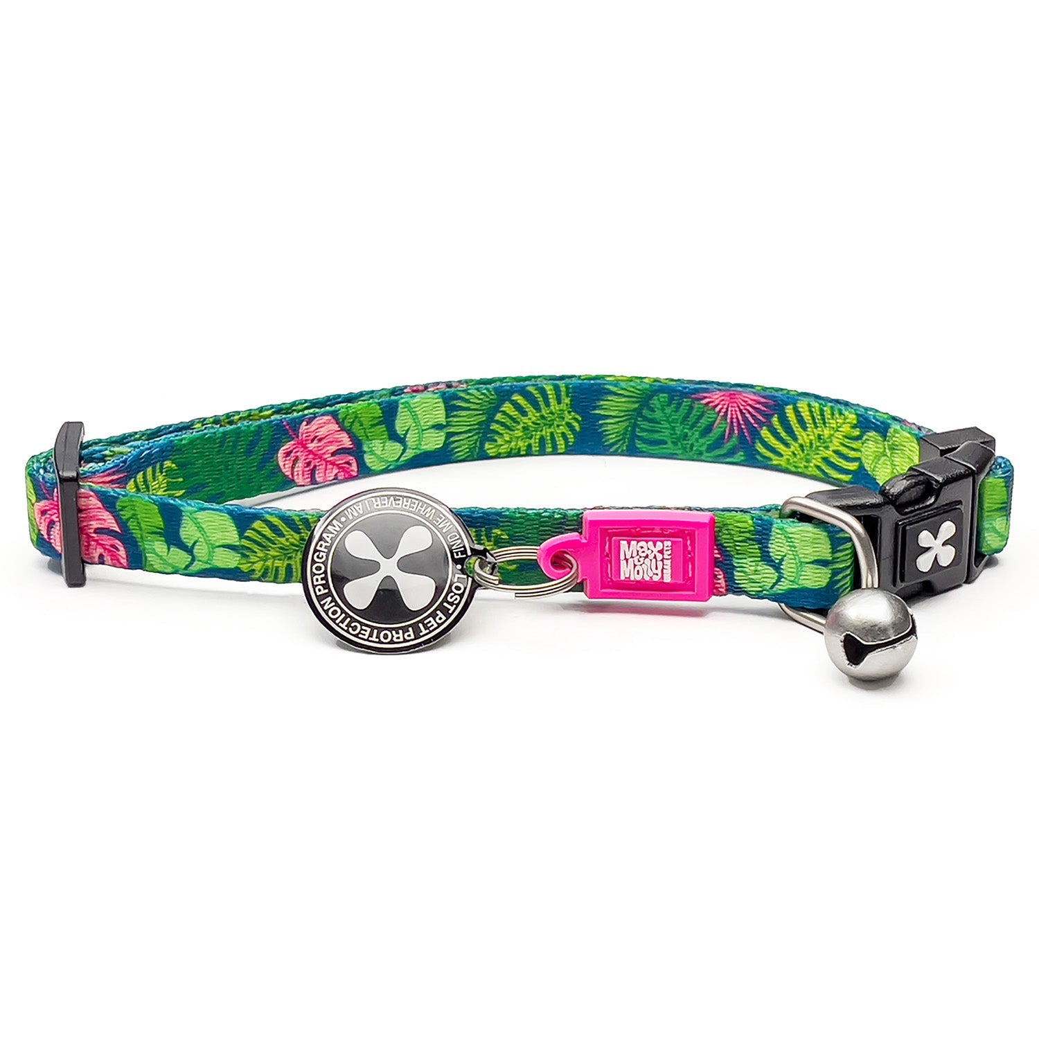 Max & Molly Smart Id Cat Collar -Tropical 01