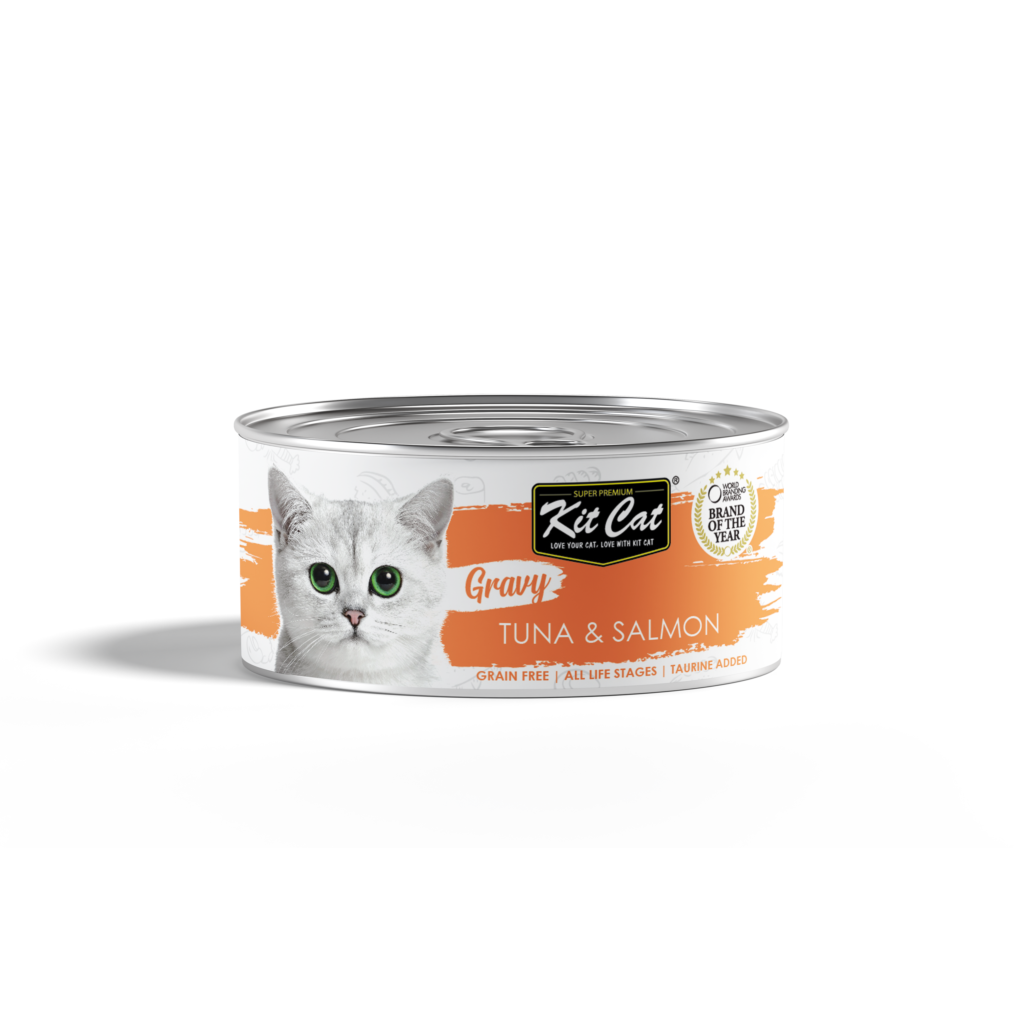 Kit Cat Gravy Canned Cat Food Tuna & Salmon