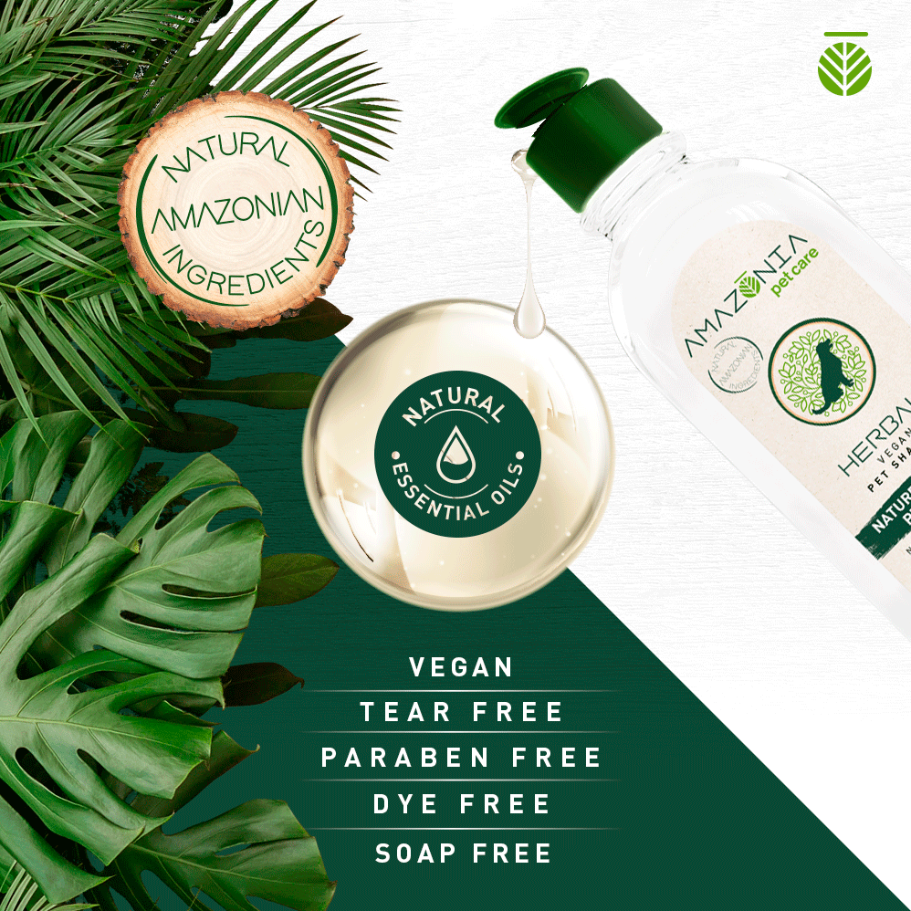 Amazonia Herbal Shampoo Nature's Extreme Protection for Dogs 05