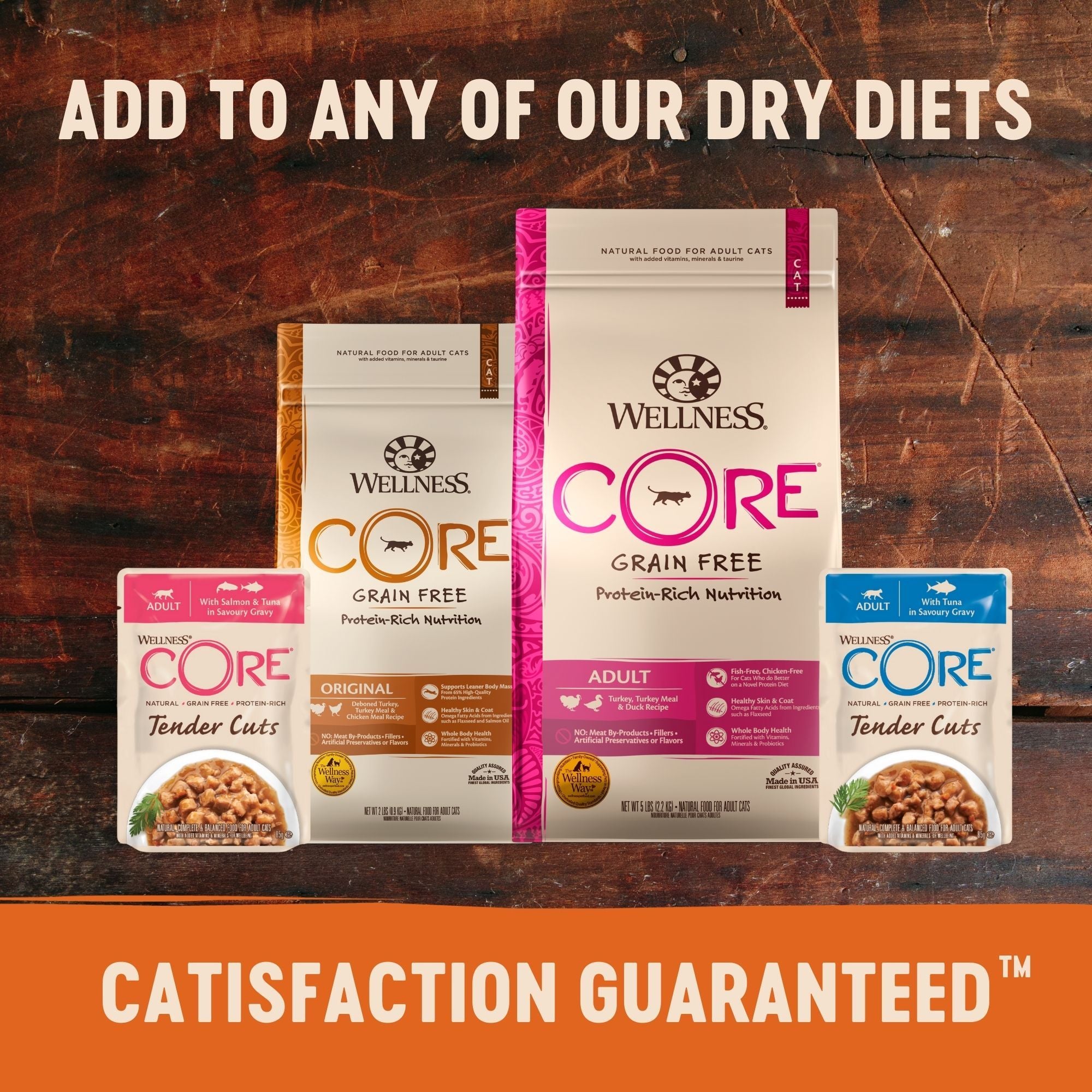 Wellness Core Wet Cat Food Tender Cuts Tuna Selection Multipack