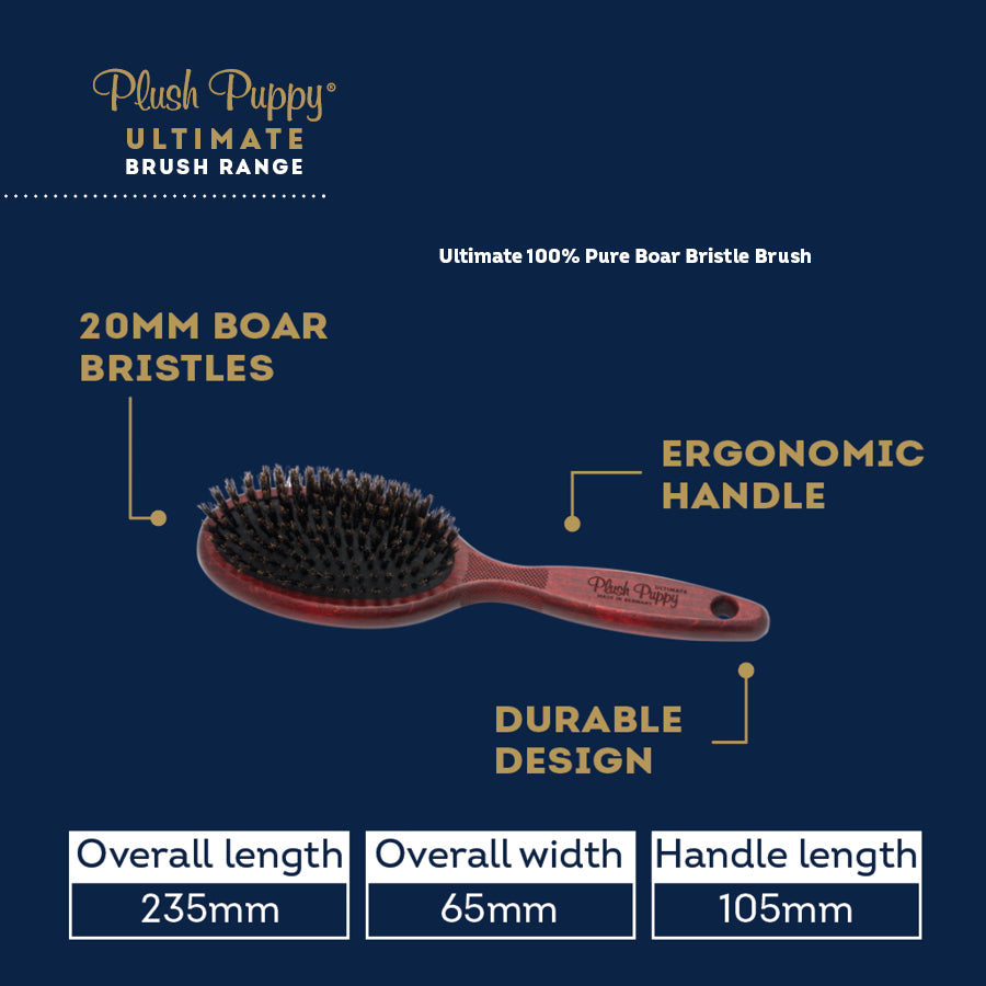 Plush Puppy Ultimate Pure Boar Bristle Brush Ultimate Grooming Brush 04