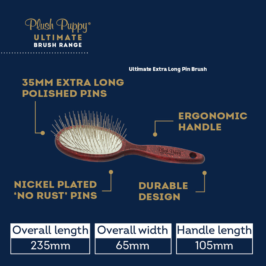 Plush Puppy Ultimate Extra Long Pin Brush Ultimate Grooming Brush 05