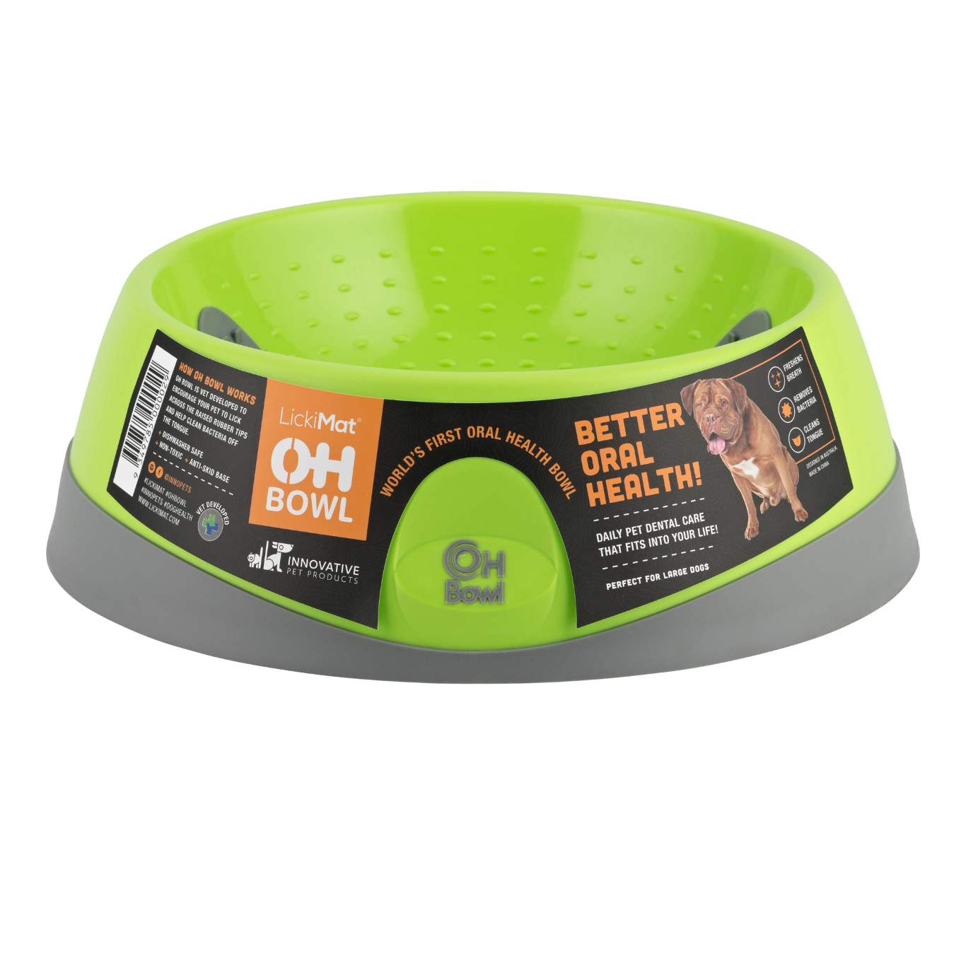 Lickimat Dog OH Bowl - Large by PeekAPaw