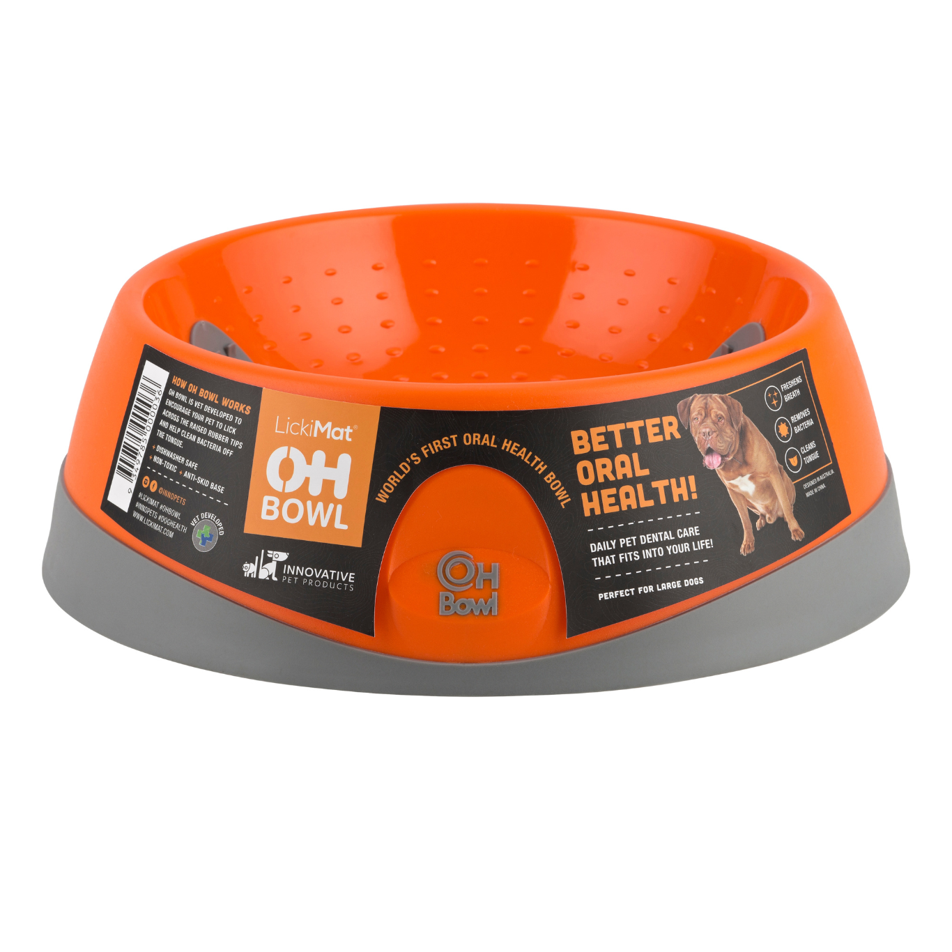 Lickimat Dog OH Bowl - Large by PeekAPaw